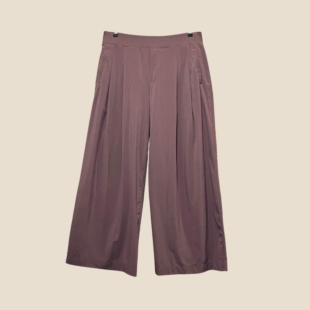 Athleta Wide Leg Pants in Dusty Mauve